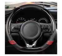 Accessori Interni Per Volante Auto Coprivolante Per Auto In Pelle A Forma Di D Da 38 Cm Per Kia Per K2 K3 K4 K5 KX1 KX3 KX5 Per Sportage Accessori Auto(Nero)