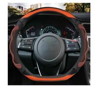 Accessori Interni Per Volante Auto Coprivolante Per Auto In Pelle PU A Forma O A Forma D Per Kia Per Seltos Per Soul Per Rio 3 4 5 K3 K5 2022 KX3 KX5 2022(Orange D Shape)
