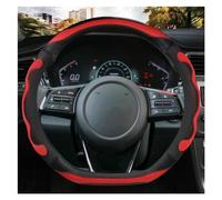 Accessori Interni Per Volante Auto Coprivolante Per Auto In Pelle PU A Forma O A Forma D Per Kia Per Seltos Per Soul Per Rio 3 4 5 K3 K5 2022 KX3 KX5 2022(Red D Shape)