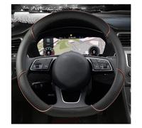 Accessori Interni Per Volante Auto O Forma D Forma Coprivolante Per Auto In Pelle Microfibra Per A1 8X A2 A3 Q3 Q5 Q2 A4 A5 A6 Per Avant(D shape Coffee)