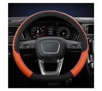 Accessori Interni Per Volante Auto O Forma D Forma PU Coprivolante Per Auto In Pelle Accessori Per Interni Auto Per A1 8X A2 A3 A4 A5 A6 Per Avant(Orage D Shape)