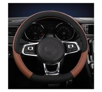 Accessori Interni Per Volante Auto O Forma D Forma PU Coprivolante Per Auto In Pelle Accessori Per Interni Auto Per A1 8X A2 A3 A4 A5 A6 Per Avant(Coffee D Shape)