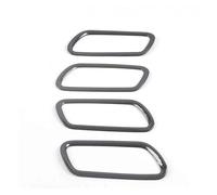 Accessori Interno Maniglia Interna Della Portiera Cornice Finitura Circolare Per Tazza Adatta Per GR9 Per Jazz Per Crosstar 2021(Carbone nero)