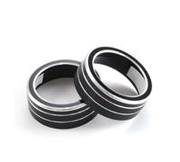 Accessori Interno Manopola Del Climatizzatore Per Auto Copertura In Alluminio Per Il Controllo Volume Per Toyota Per Rav4 2020(Nero)