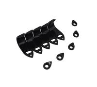 Accessori Kit per sassofono Protezione Per Le Dita Del Sassofono Cuscino Salvapollice Per Poggiapolsi Nero ABS Comodo Per Accessori Per Sax
