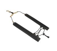 Accessori Kit per sassofono Tracolla Pieghevole In Pelle Per Sassofono Con Doppia Cinghia Per Accessori Per Sassofono Per Strumenti Sax (Color : Bk)