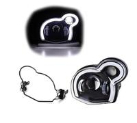 Accessori leggeri Per BMW G650GS/Per Sertao R13 2011-2015 2016 2017 Faro Del Motociclo Luci Di Montaggio E Protezione Della Copertura(White)