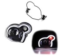 Accessori leggeri Per BMW G650GS/Per Sertao R13 2011-2015 2016 2017 Faro Del Motociclo Luci Di Montaggio E Protezione Della Copertura(Red)