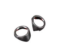 Accessori L'Interno Dell'Auto Auto Per Il Cruscotto Side Air Vent Cornice Decorativa Accessori di Copertura Reale In Fibra di Carbonio Per Alfa Per Romeo Per Stelvio 2017-2020(A)