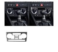 Accessori L'Interno Dell'Auto Per A3 S3 8P 2006 2007 Auto Centrale AC Radio CD Pannello di Navigazione Set Trim Copertura Adesivo Interno Accessorio Interno(Black D)