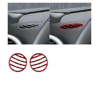 Accessori L'Interno Dell'Auto Per A3 S3 8P 2006 2007 Cruscotto auto Disappannamento Air Vent Trim Copertura Interni Modifica adesivo Accessorio Interno(Red)