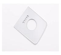 Accessori L'Interno Dell'Auto Per Jaguar Per F-PACE XE XEL XF XFL 2016-2020 Auto Centrale Cambio Portabicchieri Acqua Pannello Copertura Trim Adesivo ABS In Fibra Carbonio(B 1pcs Silver)