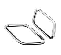 Accessori L'Interno Dell'Auto Per Per Golf 7 MK7 7.5 MK7.5 2014-2018 ABS Cromato Interno Posteriore Stereo Altoparlante Copertura Cerchio Trim Car Styling Accessorio Interno