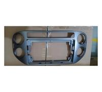 Accessori L'Interno Dell'Auto Per Per Tiguan 2010-2017 Grigio scuroDoppia Radio Lettore 2Din Auto DVD Solo Cornice Dash Trim Facia Pannello 9 pollici Accessorio Interno(Grey)