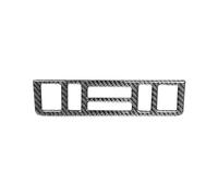 Accessori L'Interno Dell'Auto Per Serie 3 Per E46 97-04 Auto Fibra Carbonio Pulsante Multimediale Controllo Centrale Cornice Scatola Adesivi Decorativi Accessori