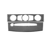 Accessori L'Interno Dell'Auto Per Serie 5 Per E60 2004-2010 Auto In Fibra Carbonio Pannello Controllo Centrale CD Aria Condizionata Adesivi Decorativi Accessori
