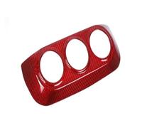 Accessori L'Interno Dell'Auto Reale In Fibra Carbonio AC Clima Controlli Air Vent Interruttore Pannello Copertura Cambio Pannello Per Nissan Z RZ34 400Z Per Fairlady Z 2023-2026(1PCS Style A Red)