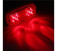 Accessori Luce Segnapasso Laterale 12V ABS+PC Paralume Ambra/Rosso/Bianco F5 LED