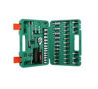 Accessori Metrici Portatili Da 1/4 Asciugatura A Pitching Set 53 Pc Con Custodia Per La Riparazione Automatica E Strumenti Meccanici Fai -te Domestici Organizzatori