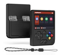 Accessori Miyoo Mini Plus Custodia protettiva personalizzata morbida [antiscivolo] [antiurto] per Miyoo Mini Plus con cordino - Nero