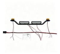 Accessori Modellismo RC Cupola Luce Visiera In Metallo Per Tamiya Per SCANIA 770S Per R620 Per VOLVO Per ACTROS 3363 Per MAN 1/14 Autocarro Con Cassone RC Auto Parti Ricambio(Black,2 spotlights)