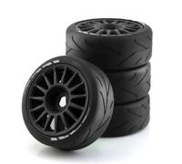 Accessori Modellismo RC Per Arrma Per Traxxas Per Redcat Per Team Per Losi Per Kyosho 1/8 Rc Auto 4 Pezzi 103 Millimetri Off-Road Pneumatici Ruota 17 Esagonali Parti Aggiornamento(Black)