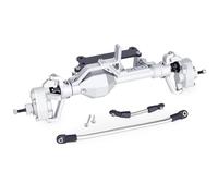 Accessori Modellismo RC Per Axial Per Capra 1/10 RC Auto Cnc Alluminio Ottone 4 Ruote Sterzo Portale Assale Set -50 °+ Basso CG Montaggio Parti Di Aggiornamento