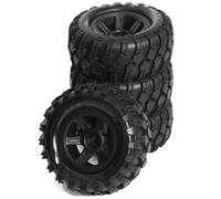 Accessori Modellismo RC Per Axial Per SCX10 90046 Per TRX4 D90 Per MST 1/10 RC Auto 4 Pezzi 90mm 1.9 "cerchio In Plastica Set Pneumatici In Gomma Crawler Parti Aggiornamento