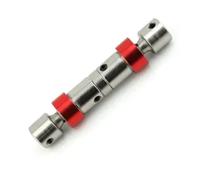 Accessori Modellismo RC Per Axial Per SCX10 Per Capra Per Wraith Per Redcat GEN8 CC01 1/10 Crawler Auto Metallo Acciaio Albero Di Trasmissione CVD Parti Aggiornamento(Silver,65 80mm)