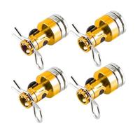 Accessori Modellismo RC Per Hsp Per Sakura Per Redcat 1/10 Rc Auto 4 Pezzi Magnete Stealth Corpo Invisibile Post Mount Contatto Borsette Colonna Pinze Parti Aggiornamento(Yellow)