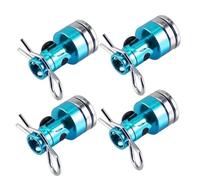 Accessori Modellismo RC Per Hsp Per Sakura Per Redcat 1/10 Rc Auto 4 Pezzi Magnete Stealth Corpo Invisibile Post Mount Contatto Borsette Colonna Pinze Parti Aggiornamento(Blur)