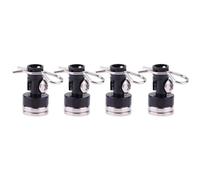 Accessori Modellismo RC Per Hsp Per Sakura Per Redcat 1/10 Rc Auto 4 Pezzi Magnete Stealth Corpo Invisibile Post Mount Contatto Borsette Colonna Pinze Parti Aggiornamento(Black)
