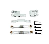 Accessori Modellismo RC Per Hyper Go Per MJX 18208 1/18 Rc Auto 6061 In Lega Alluminio Sterzo Asta Montaggio OP Accessori Aggiornamento Riparazione Modificare Parti(Silver)