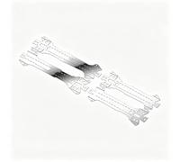 Accessori Modellismo RC Per MJX Per H8H RC Auto Maniglia Per Porta In Acciaio Inossidabile Guscio Protettivo In Lamiera Accessori Aggiornamento Riparazione Modifica Parti(Silver)