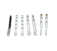 Accessori Modellismo RC Per MN Per MN82 Per MN82T LC79 MN82S MN82Pro 1/12 Rc Auto In Metallo Asse Anteriore E Posteriore Fisso Pull Rod Aggiornamento Riparazione Parti(Silver)