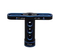 Accessori Modellismo RC Per Monster Truck Per Traxxas Per X-maxx Per Summit Per E-revo Per Arrma 1/8 Off-road Rc Ricambi Auto Metallo 17mm Ruota Dadi Esagonali Manica Strumento Chiave(Blue)