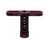 Accessori Modellismo RC Per Monster Truck Per Traxxas Per X-maxx Per Summit Per E-revo Per Arrma 1/8 Off-road Rc Ricambi Auto Metallo 17mm Ruota Dadi Esagonali Manica Strumento Chiave(Red)