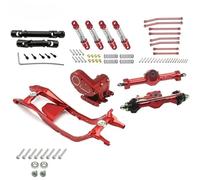 Accessori Modellismo RC Per SCX30 RC Auto In Lega Alluminio Set Sette Pezzi Albero Motore Ammortizzatore Leva Cambio Anteriore Assale Posteriore Telaio Parti Aggiornamento