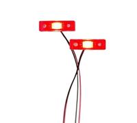 Accessori Modellismo RC Per Tamiya Per SCANIA 770S R620 Per VOLVO Per Mercedes Per MAN 1/14 RC Auto 1 Coppia Spia/Luce Profilo/Luce Laterale Parti Aggiornamento(Red)