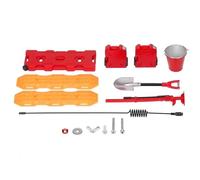 Accessori Modellismo RC Per Traxxas Per Hsp Per Redcat Per Per Tamiya Per Scx10 RC Auto 7In1 Bordo Auto-Aiuto Carburante Per Il Serbatoio Scatola Secchio Pala Sollevamento Martinetti