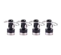 Accessori Modellismo RC Per Traxxas Per Hsp Per Sakura Per Redcat 1/10 RC Drift Car 4 Pezzi Magnetico Stealth Corpo Invisibile Post Mount Contatto Shell Colonna + Pinze(Black)