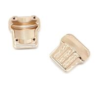 Accessori Modellismo RC Per Traxxas Per Trx4-M Per Trx4m 1/18 RC Crawler Auto In Ottone Anteriore Asse Posteriore Alloggiamento Ponte Copertura Contatore Peso Parti Aggiornamento
