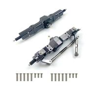 Accessori Modellismo RC Per WPL C14 C24 B14 B24 B16 B36 1/16 RC Auto Per Rock Crawler Camion In Lega Alluminio Anteriore/Posteriore Ponte Asse Scatola Ingranaggi Parti Aggiornamento