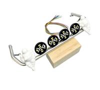 Accessori Modellismo RC Top Spotlight Cabina Borsette In Lega Alluminio Per Tamiya Per SCANIA 770S 1/14 RC Auto Autocarro Con Cassone Ribaltabile Parti Aggiornamento Aggiornamenti(Type 5)