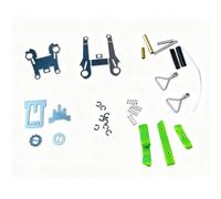 Accessori Modellismo RC Vincolante Corda Tenditore In Metallo Per Tamiya Per SCANIA 770S Per R620 Per VOLVO Per ACTROS 3363 Per MAN 1/14 RC Auto Parti Ricambio(Green)