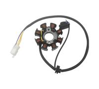 Accessori Moto Generatore Statore Bobina 8 Poli 3 Filo Di Rame Magneto Mezza Onda Intera Per WH100 WH125 SCR100 Statore Magnete Piastra Bobina