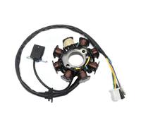 Accessori Moto Generatore Statore Bobina 8 Poli 5 Filo Di Rame Magneto Mezza Onda Full DC Scooter Per GY6 125CC Statore Magnete Piastra Bobina