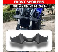 Accessori moto Nero Nudo Anteriore Downforce Spoiler Winglet Kit Ala Aerodinamica Spoiler Per YAMAHA MT 07 2021 2022 2023