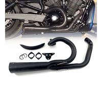 Accessori Moto Per D&avidson Night Rod V-Rod Muscle Luther 2003 2004-2021 S&istema Di Scarico Silenziatore Nero 2 In 1
