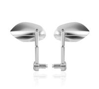 Accessori Moto Per Vespa Per Sprint 150 Per S150 Per GTS300 Per GTV RA Specchietti Manubrio Moto Specchietto Retrovisore Blu Scooter Ala Laterale Retrovisore Specchietto Retromarcia(Argento)